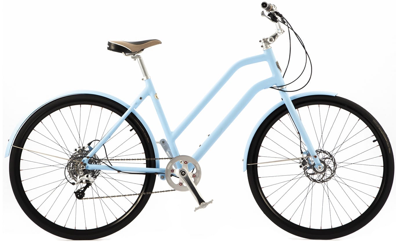 Vélo urbain LiFE Bleu de Ré Confort peinture mate