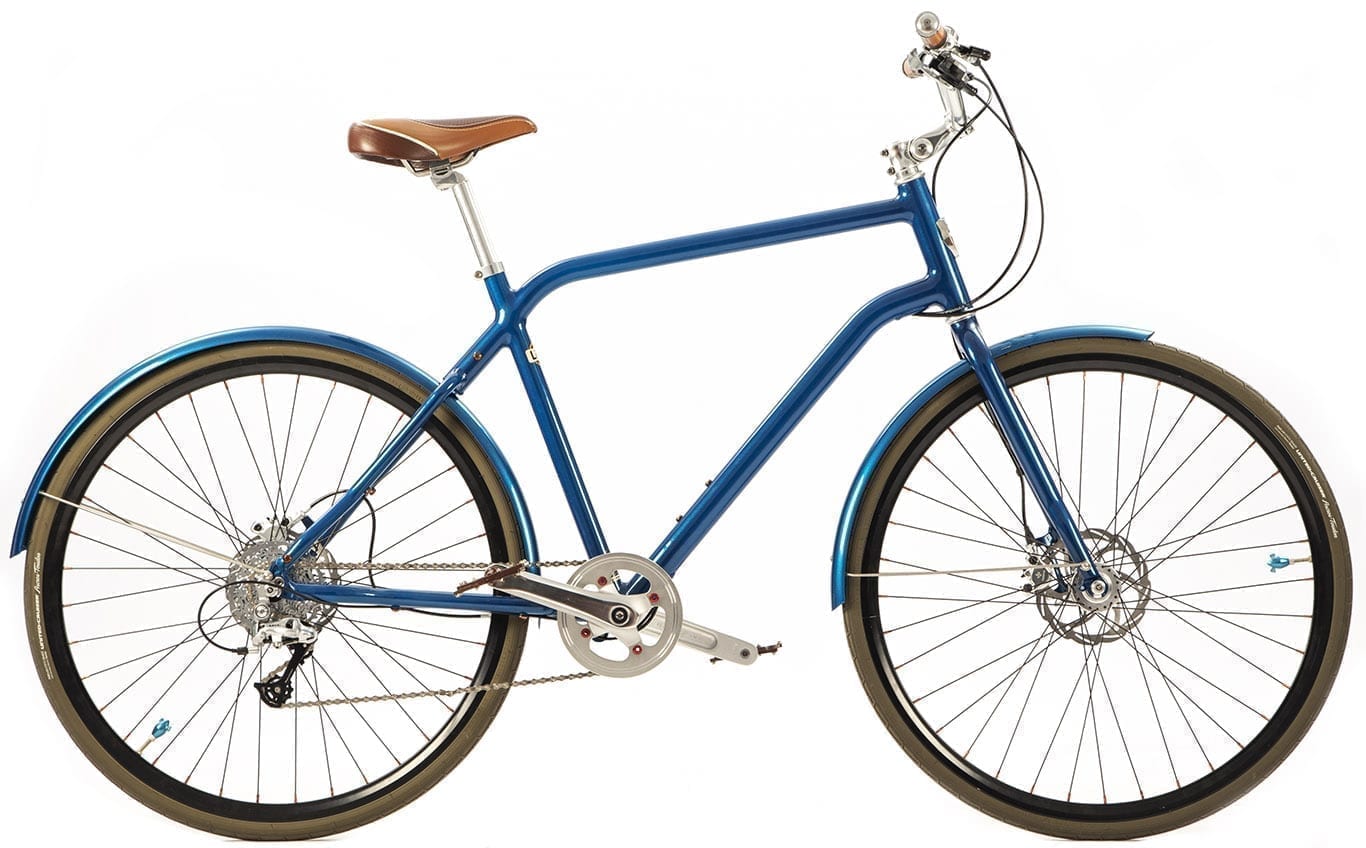 Vélo de ville LiFE Bleu Gigaro Design maniable et rapide