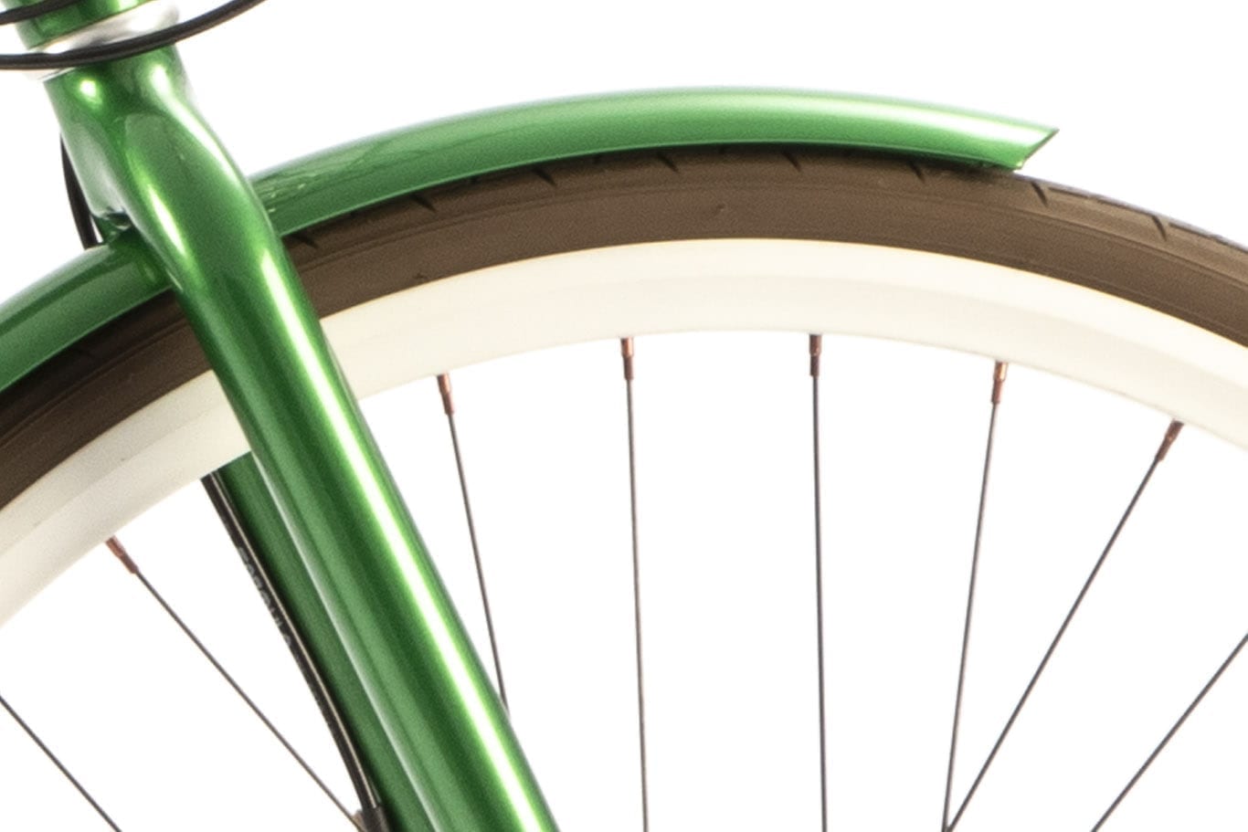 Vélo urbain LiFE Electrique Biscarosse Confort électrique pneus marrons
